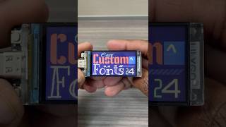 Easy Custom Fonts for Your Arduino Projects lopaka lilygo arduino GFXFonts [upl. by Ludwigg236]