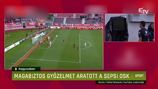 Magabiztos győzelmet aratott a Sepsi OSK – Erdélyi Magyar Televízió [upl. by Nednil]