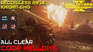 Helldivers 2  Rawket Lawnchair  Terminid Coop Helldive All Clear  Recoilless Rifle  SMG Build [upl. by Ferdinana]