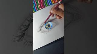 Hyper realistic eye drawing art shorts drawing shortsart rahulkkaubiyal [upl. by Firestone]