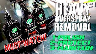 Must Watch HEAVY Overspray Removal  Hybrid Solutions PRO Products detailingtips [upl. by Sivrat347]