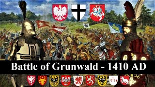 Battle of Grunwald 1410 AD  PolishLithuanianTeutonic Wars [upl. by Latimer]