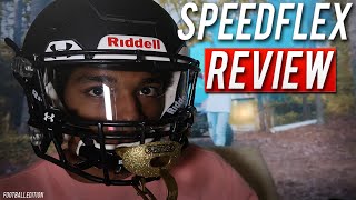 Riddell SpeedFlex Football Helmet Review l Football Edition [upl. by Ivar]