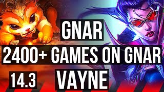 GNAR vs FIORA TOP  14017 Rank 2 Gnar Legendary 67 winrate  BR Challenger  145 [upl. by Scotney]