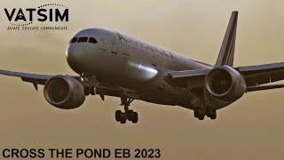 The Cross The Pond Show  Planespotting VATSIM at EGLL [upl. by Mcnally]