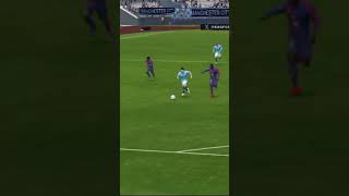 Donyell Malen breaks the defense to score past ter stegen fc25 manchestercityclub fcbarcelona [upl. by Bahner]