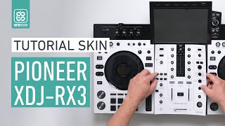 Pioneer XDJRX3 Full White Skin  How to apply a dj controller Skin  Tutorial Doto Design [upl. by Noisla]