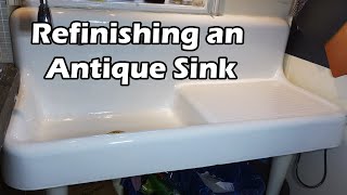 How to Refinish a Porcelain Sink [upl. by Vicki]