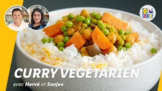 Curry végétarien  Feat Sanjee  Lidl Cuisine [upl. by Ahsatal]