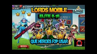 ELITE ETAPA 818 Lords Mobile Capitulo 8 Prueba Divina  Prueba de la Diosa 🤩✅⚔️ [upl. by Longfellow905]