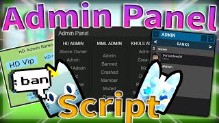 HD Admin Panel Script PASTEBIN 2023 [upl. by Ahsocin]