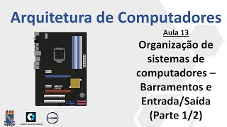 Aula 13  Organização de sistemas de computadores  Barramentos e EntradaSaída Parte 12 [upl. by Tepper551]