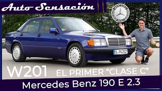 Prueba Mercedes Benz 190 E 23 1992 w201 El primer quotclase Cquot de la historia [upl. by Orlina277]