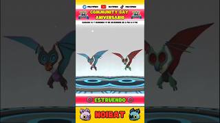 Evoluciona a Noibat a Noivern en el Community Day Aniversario 2023 para que aprenda su Legacy [upl. by Chrysler]