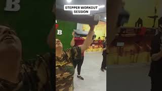 STEPPER WORKOUT SESSION gymmotivation gymworkout exercise [upl. by Einnoc734]