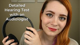 ASMR 🎧 Detailed Hearing Test with an Audiologist 🩺  Soft Spoken Medical RP [upl. by Oiramej]