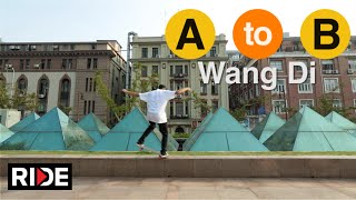 Wang Di Skates Shanghai China  A to B [upl. by Naimerej655]