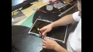 How to replace Fujitsu Lifebook A Series laptop LCD screen [upl. by Munafo]