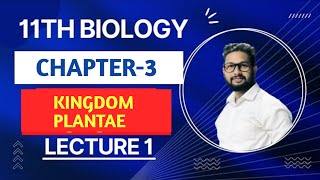 11th Biology  Chapter No 3 Kingdom Plantae  Lecture 1 [upl. by Itak]