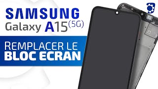 Comment changer le bloc écran du Samsung Galaxy A15 5G   Bricophone [upl. by Ylac821]