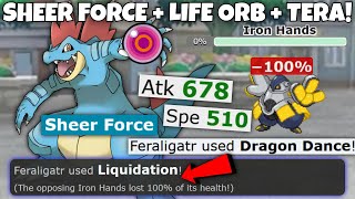 SHEER FORCE FERALIGATR is the ULTIMATE WALLBREAKER in Pokemon Scarlet and Violet [upl. by Ilohcin513]