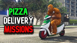 Gta 5 Pizza Delivery Missions  Trade Price for Pizza Boy [upl. by Attekal75]