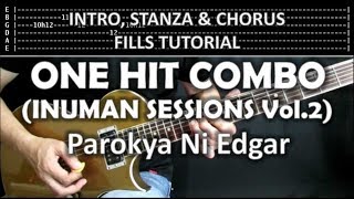 One Hit Combo  Parokya Ni Edgar Inuman Sessions Vol2 Guitar Fills Tutorial [upl. by Geoffrey781]