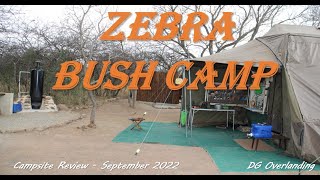 Campsite Review  Zebra Bush Camp  Dinokeng Game Reserve  Gauteng  South Africa DG Overlanding [upl. by Vorfeld]