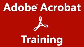 Acrobat Tutorial Redacting Content in a PDF  Adobe Acrobat Training Course [upl. by Donegan]