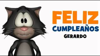 FELIZ CUMPLEAÑOS GERARDO [upl. by Adnav]