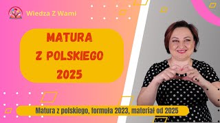 Matura z polskiego 2025 Witamy maturzystów 2025 [upl. by Leonsis367]