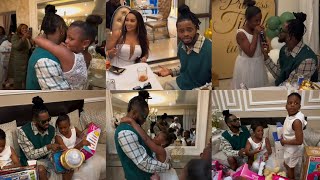 Watch How Diamond platnumz Surprised His Daughter Tiffah On Her Birthday So Emotional 😭 [upl. by Vinay]