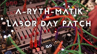 Forge Rhythm Experiment  Labor Day modulove eurorack modularsynth [upl. by Nikaniki]