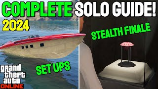 GTA Online Solo Cayo Perico Heist Guide 2024 Set Ups  Stealth Elite Finale [upl. by Enuahs703]