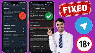 Come abilitare i contenuti sensibili su Telegram 2024 Android e iOS [upl. by Assyral]