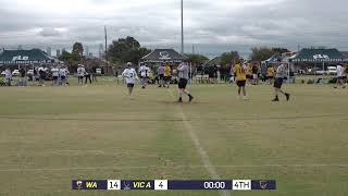 WA v VIC A  2024 LA U18 Boys National Championship [upl. by Baggett]