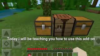 MCPEMCBE  How to use Herobrine Experience AddOn [upl. by Dixon]