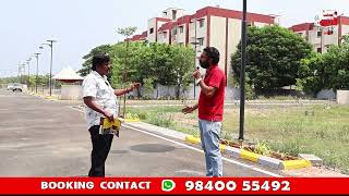 GST Road NEAR plots for sale in perungalathur SSM Nagar CT 7825082508 [upl. by Allesig165]