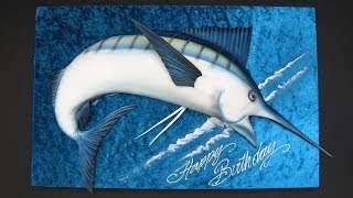 3D Swordfish Cake Tutorial  Sample [upl. by Thirzia]