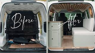 DIY Campervan Conversion  Full Build Timelapse  Nissan ENV200 Electric [upl. by Margherita]