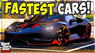 Top 5 Fastest Cars in GTA 5 Online 2024 Best Cars [upl. by Gibbie]