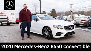 2020 MercedesBenz E450 4MATIC® Convertible  Video Tour with Tom [upl. by Atinra37]