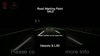 Thermoplastic Road Marking Paint Powder Reflective In Dark Night [upl. by Lanevuj988]