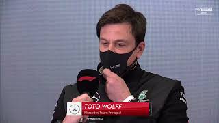 Toto Wolff amp Christian Horner bury the hatchet over the Abu Dhabi Grand Prix amp 2021 season [upl. by Runkel542]