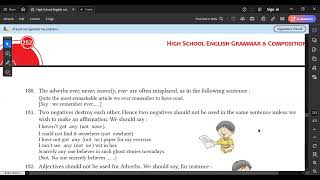 Sentence Correction Rules  Adverbs and Conjunctions  Correction of Sentences in English [upl. by Venezia]