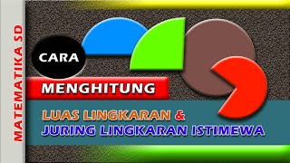 Cara Menghitung Luas Lingkaran dan Juring Istimewa [upl. by Adnarim]