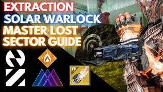 Solo Extraction  Solar Warlock Master Lost Sector Flawless w Sunbracers [upl. by Ria]