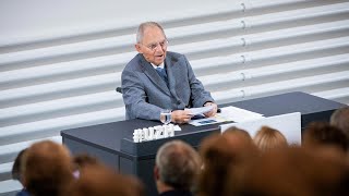 Wolfgang Schäuble – Die Zukunft der freiheitlichen Demokratie [upl. by Nnaul]