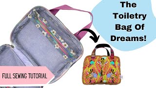 The Toiletry Bag Pattern Youve Been Looking For  Bag Sewing Pattern [upl. by Couture823]