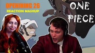 One Piece Opening 26 Reaction Mashup [upl. by Akimyt322]